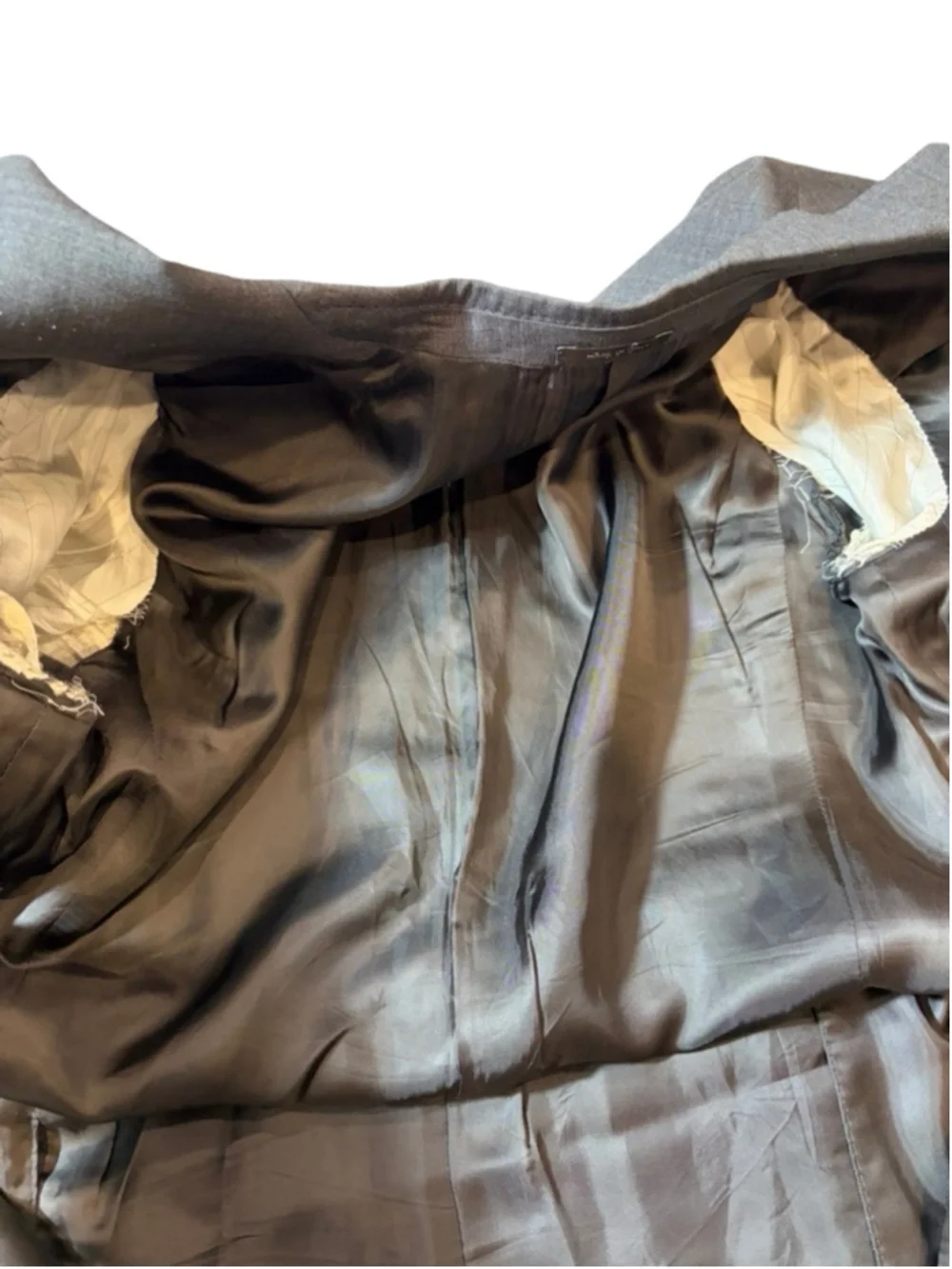 Ralph Lauren Black Label Gray Wool Blazer 42R Italy Luxury Tailored flaw